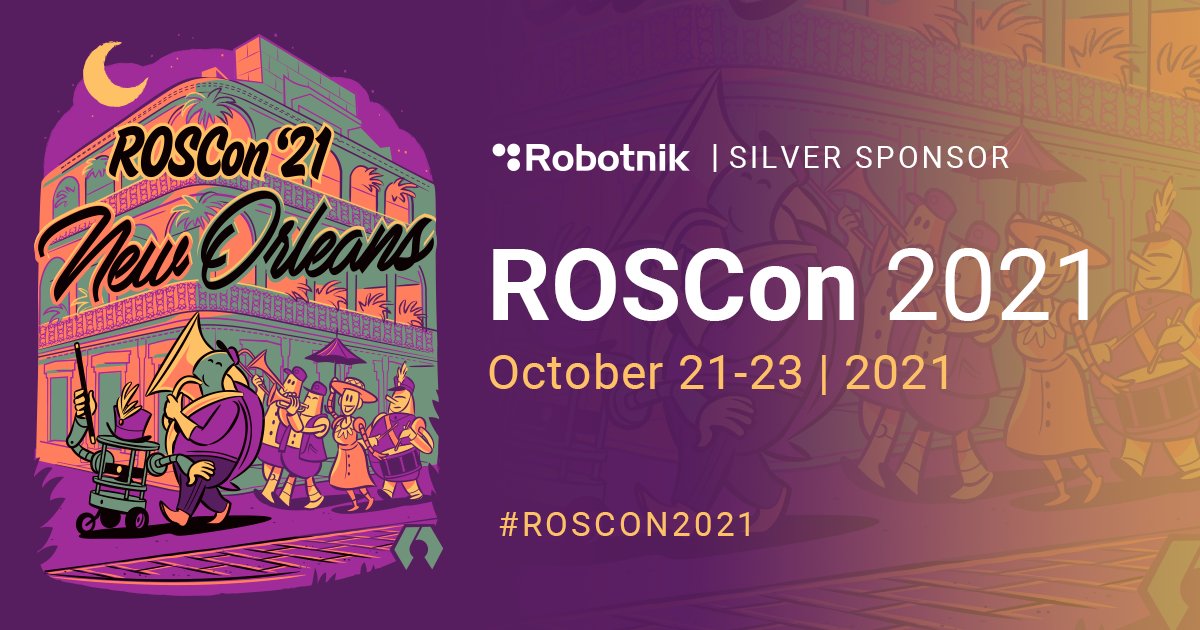 RobotnikRobots's tweet image. ⭐️Robotnik Silver Sponsor of #ROSCON2021. There we will be ROS developers, from beginners to experts, learning and networking with the ROS community.
@OpenRoboticsOrg  bit.ly/3gEe6oc
#GoROS #Robotnik #ROS #Robotics #Mobilerobotic
