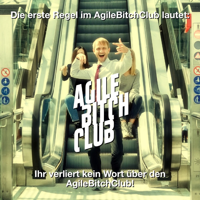 Agile Bitch Club oder Fight Club ist doch fast das Gleiche 😎
#teamagile #firstruleoffightclub #agilebitchclub