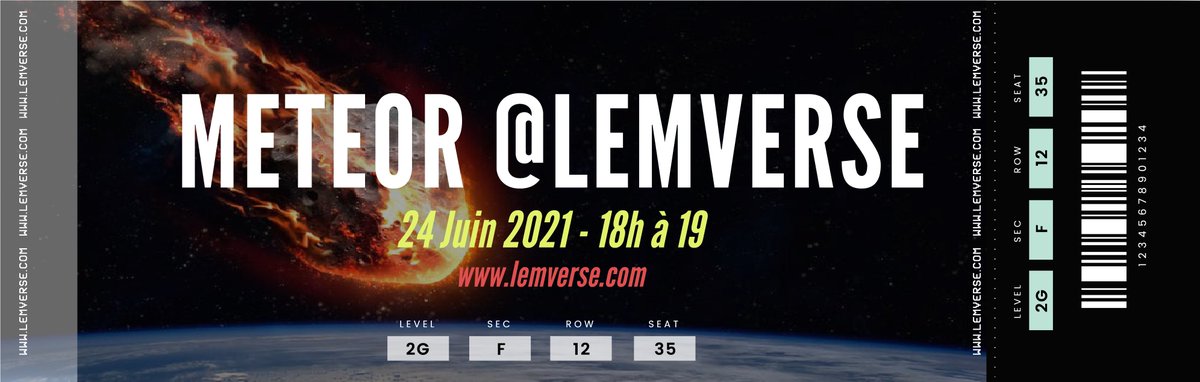 acemtp's tweet photo. T'as pris ton billet pour l'event #MeteorJS dans #lemverse le 24 ? ☄️☄️☄️ 

https://t.co/QR0zJqvaVY ou RDV sur https://t.co/NbkOnmu3bW. https://t.co/i84LgZRPgE