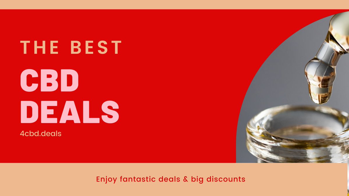 CBDDealFinder's tweet image. The best CBD deals are here #firsttweet @cbddealfinder 4cbd.deals/blog/the-best-…