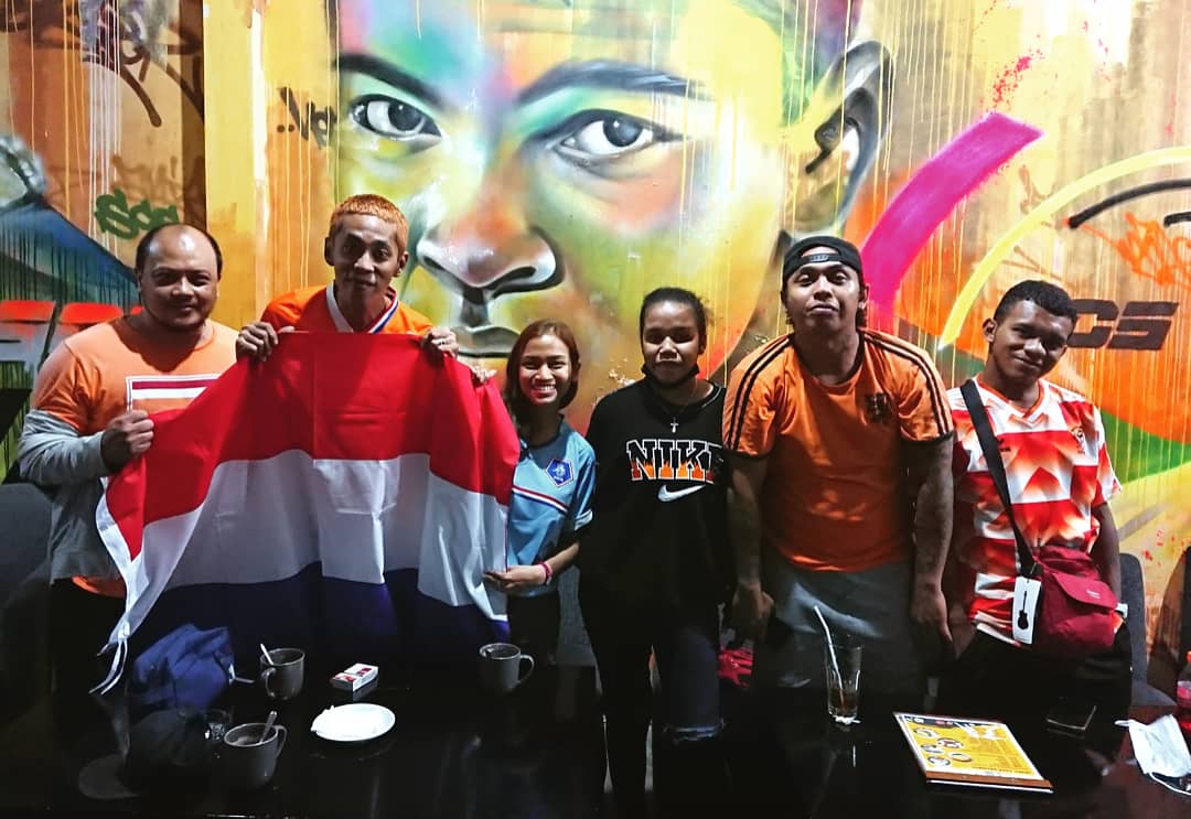 Last night!! 2nd match #euro2020
#NED vs Austria !!
🇳🇱🔶🦁
#watchingtogether at Sports Cafe !! ⚽️
@onsoranje @officialknvb
@euro2020 @oranjeindo @TeamNLtweets
.
#OnsOranje
#WeTheWave
#NedAut
#KNVB
#OranjeIndonesia
#Hollandersindonesia
#TeamNL