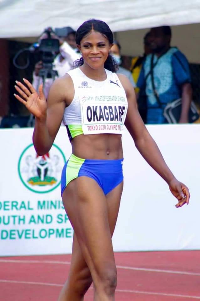 Okagbare01's tweet photo. Nigerian and African track and field queen @mountain214, has become the second-fastest woman in the world after she finished 10.63 seconds at the national Olympics trials in Lagos.

Congratulations dear Lil sister 🍾🥂❤ 
We're proud of you 💪 https://t.co/QnBLVB5eqV