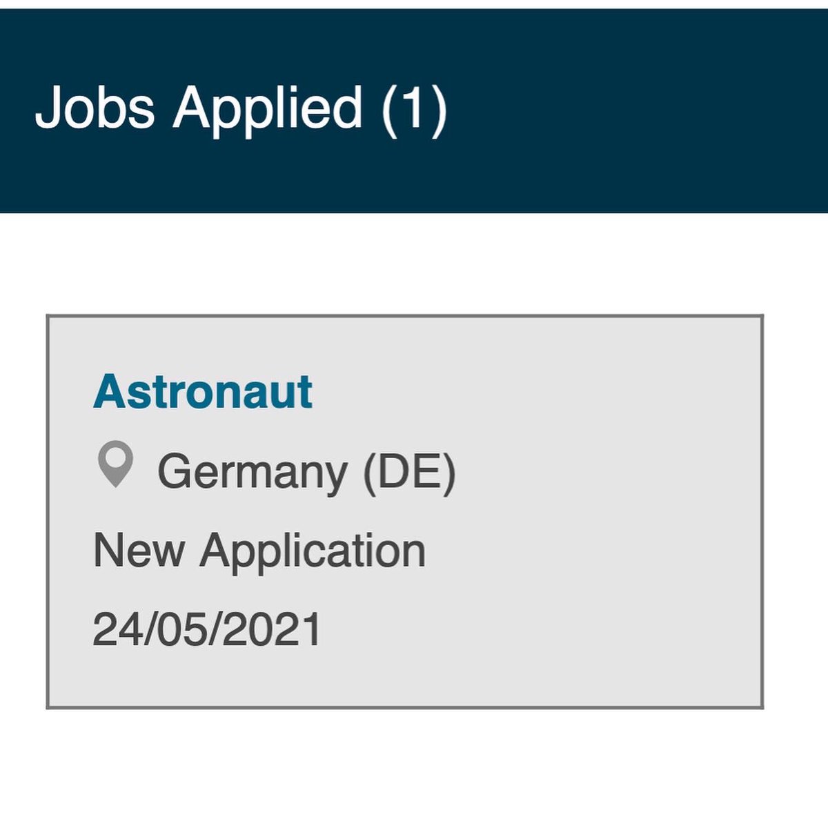 Applied! Biggest incentive for me is that a more diverse applicants crowd will lead to a more diverse astronaut crew. I don’t have illusions on the outcome for me, but really excited to see future astronauts representing the diversity of Europeans in space! #AstronautSelection