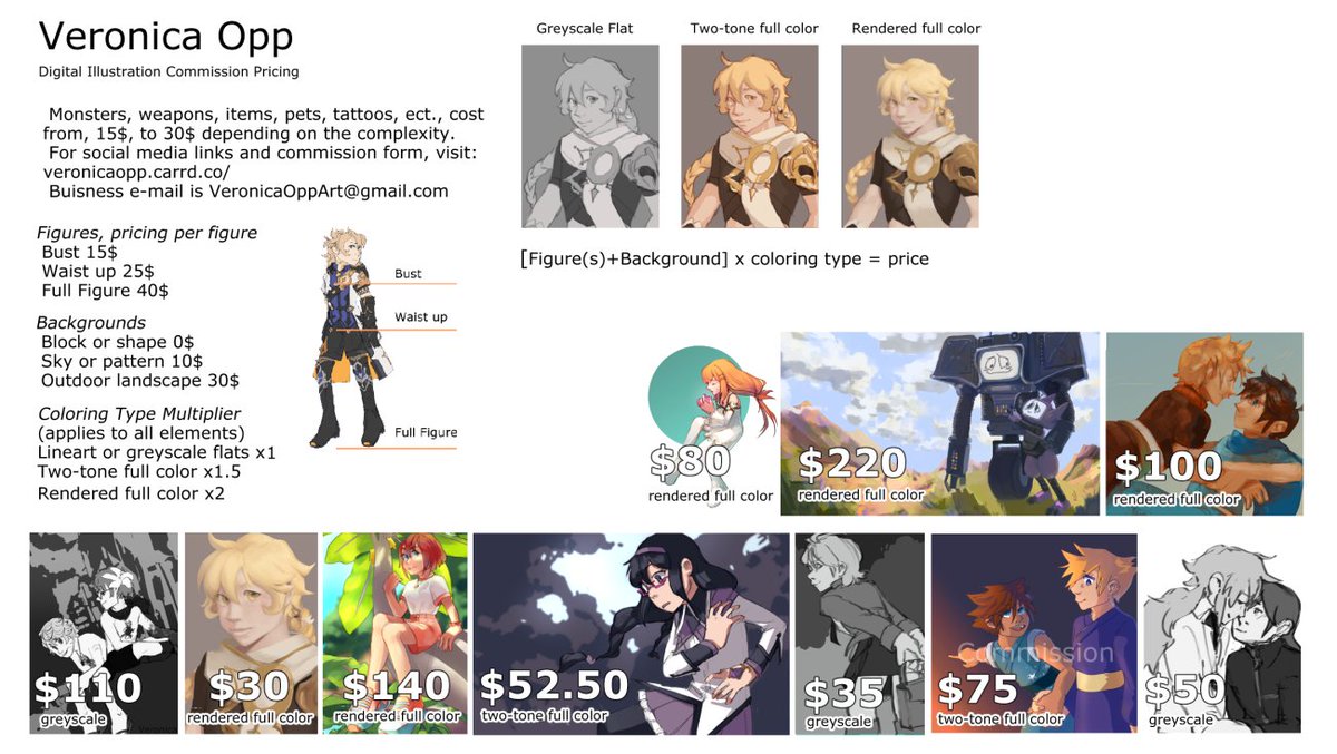 veronica_opp's tweet photo. Desktop view for my commission pricing, as well as a quick link to the request form:https://t.co/uqI8hdg252
See the first comment for mobile view :) https://t.co/tcZCJV88iE