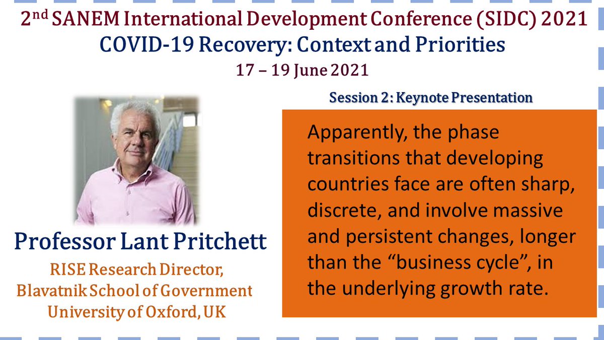 sanemnet's tweet photo. Professor Lant Pritchett delivered the keynote speech during the second session of 2nd SIDC 2021.

#SIDC_2021 #SIDC #Development_economics #Conference #Bangladesh #Covid_19 https://t.co/0TEmVshrbV