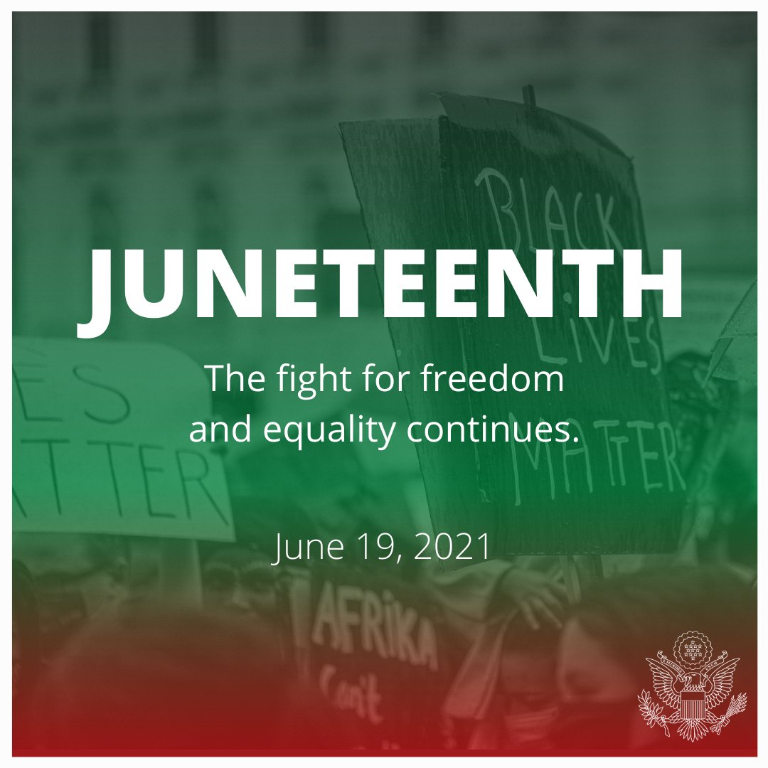 #Juneteenth #JubileeWithMe #ArtsEnvoy @StateDRL @CultureAtState