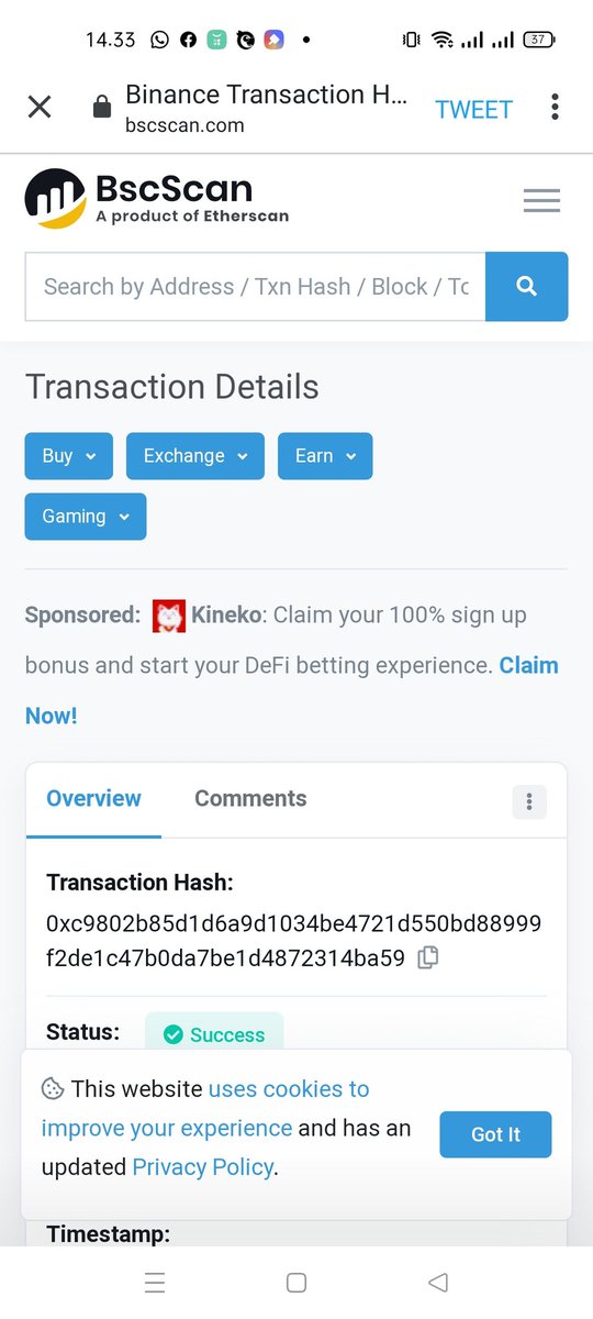 KhalidSquad's tweet image. Terimakasih kpd @cryptoneo17 yg telah berbaik hati telah memilih saya sbagai pemenang. GBU  #CN17WIN 
#MatrixFAM