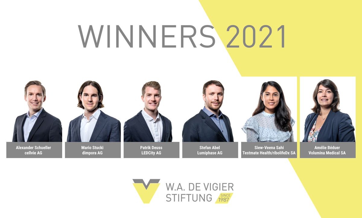 Lumiphase (@lumiphase) on Twitter photo Yesterday, Lumiphase represented by our co-CEO Stefan Abel won the prestigious <a href="/DeVigier/">W.A. DE VIGIER FOUNDATION</a> award! 🏆🏆🏆
If you want to know more about us - please get in touch or visit our webpage lumiphase.com
#award #innovation #recognition #lumiphase #devigier Yesterday, Lumiphase represented by our co-CEO Stefan Abel won the prestigious <a href="/DeVigier/">W.A. DE VIGIER FOUNDATION</a> award! 🏆🏆🏆
If you want to know more about us - please get in touch or visit our webpage lumiphase.com
#award #innovation #recognition #lumiphase #devigier
