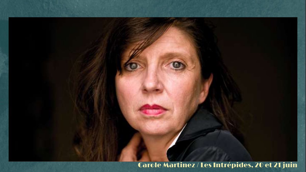 theatre_14's tweet photo. 3️⃣ « L’écriture, ça jaillit. Je m’abandonne à des choses avec cette idée du conte que j’ai raconté pendant très longtemps, qui est là, comme une sorte de musique. »
Carole Martinez, romancière et conteuse. Son sujet de prédilection ? La mémoire des femmes.
#LesIntrepides https://t.co/aFn8HPzvCn