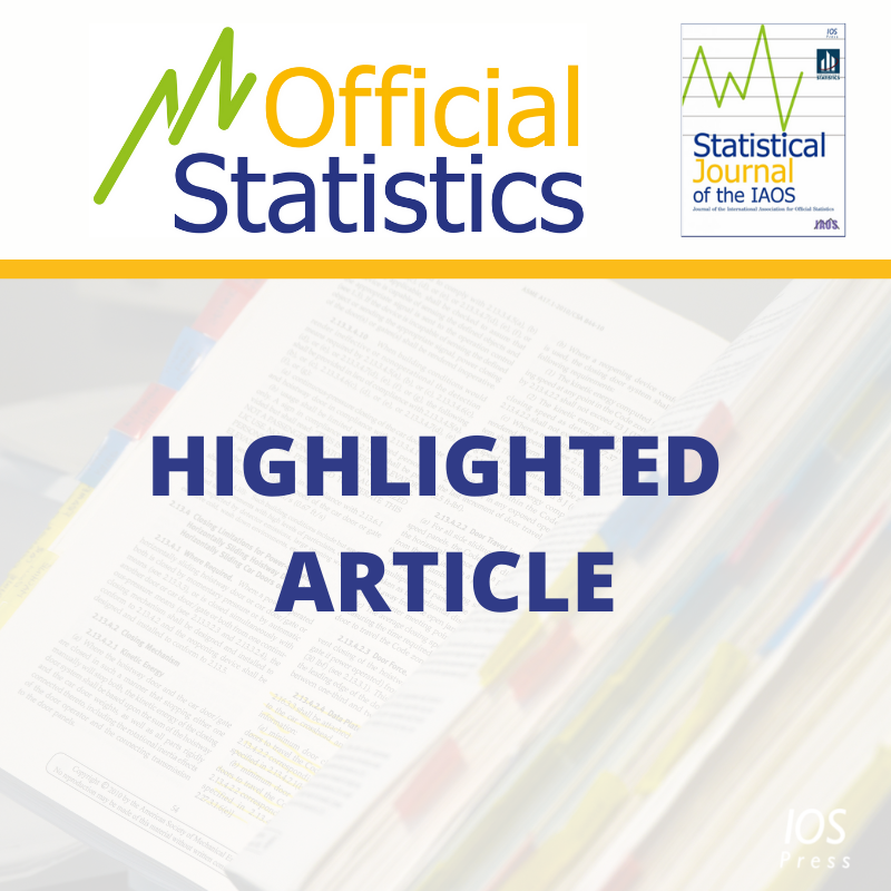 OfficialStat1's tweet photo. 'Labor figures for Mexico’s municipalities: Small Area Estimation', an #openaccess paper by @EdgarVielmaEVO, et al. #SAE #mixedlinearmodel #EBLUP #syntheticestimator #auxiliaryvariables #spatialcorrelation