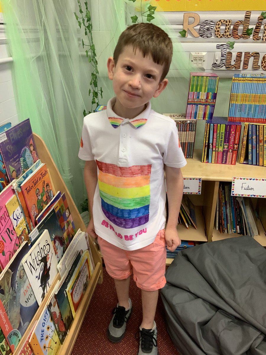 ABCPschool's tweet image. Look at some of our efforts for colourful clothes day today! #Class2S #Pride  #PrideMonth  We have been celebrating our similarities and differences this week during our #ABPSHE lessons 🌈