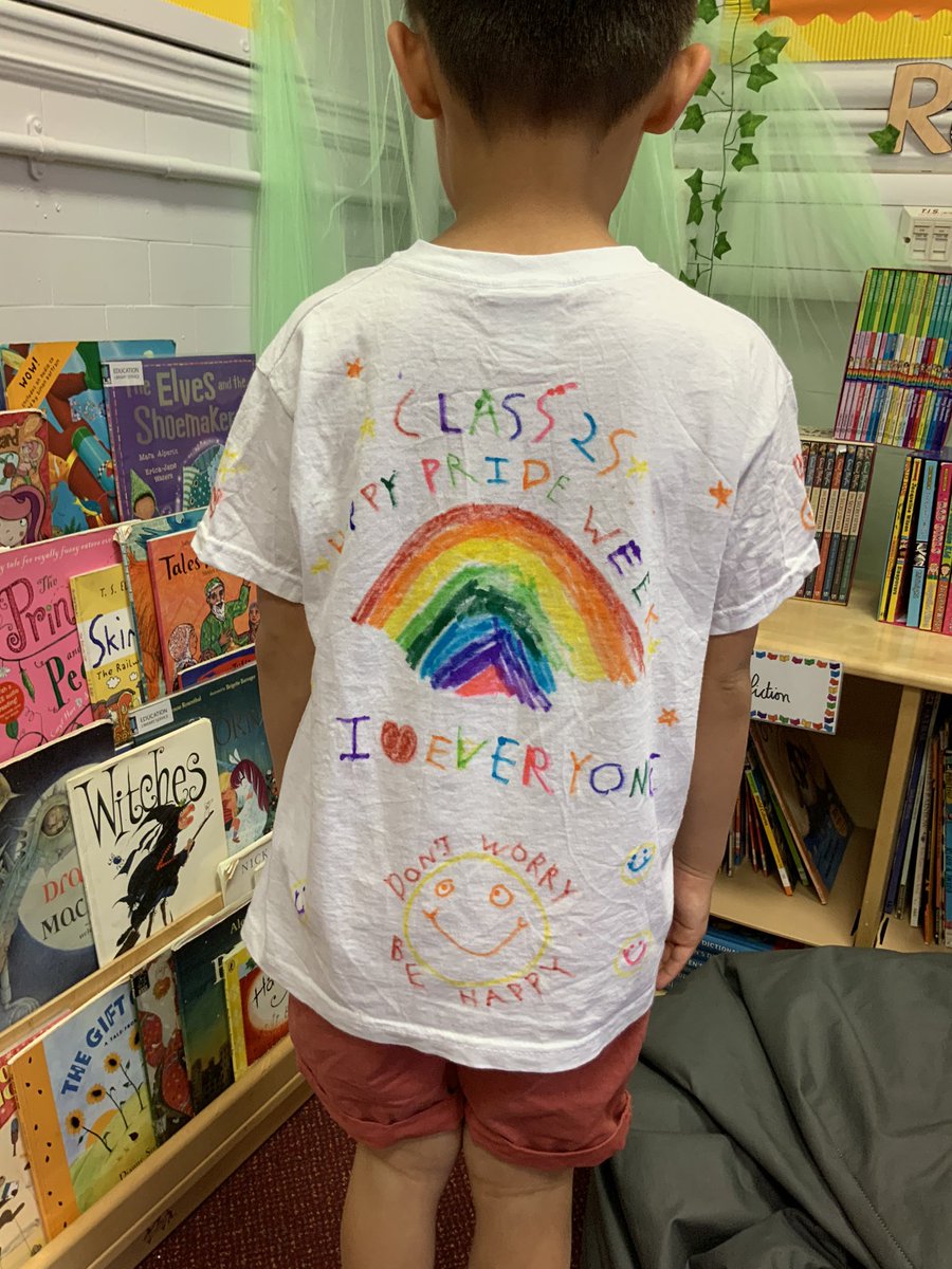 ABCPschool's tweet image. Look at some of our efforts for colourful clothes day today! #Class2S #Pride  #PrideMonth  We have been celebrating our similarities and differences this week during our #ABPSHE lessons 🌈