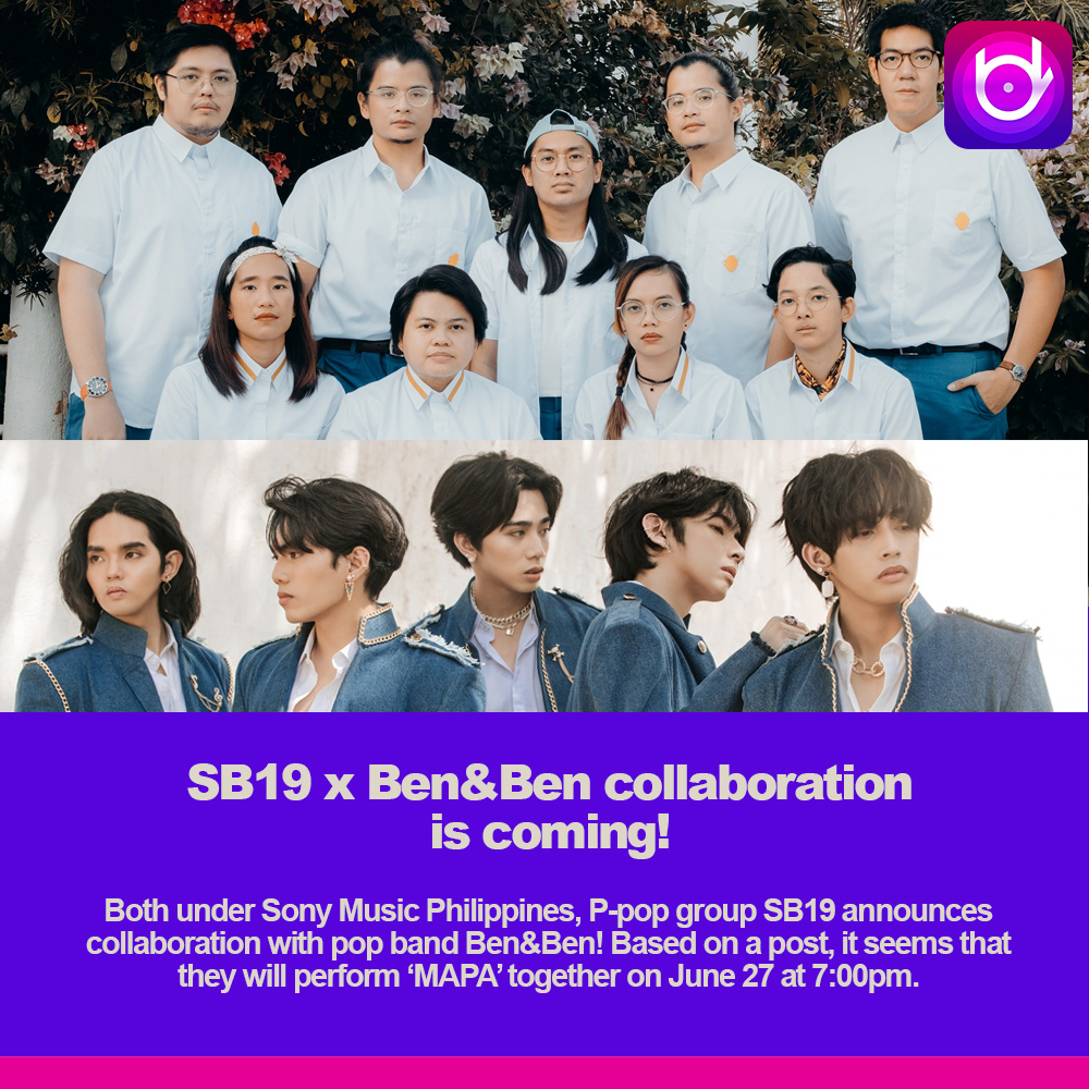Kapit!! <a href="/SB19Official/">SB19 Official</a>  x <a href="/BenAndBenMusic/">Ben&Ben</a> collaboration is coming 💛💙

#SBEN19MAPA #SB19xBenAndBen