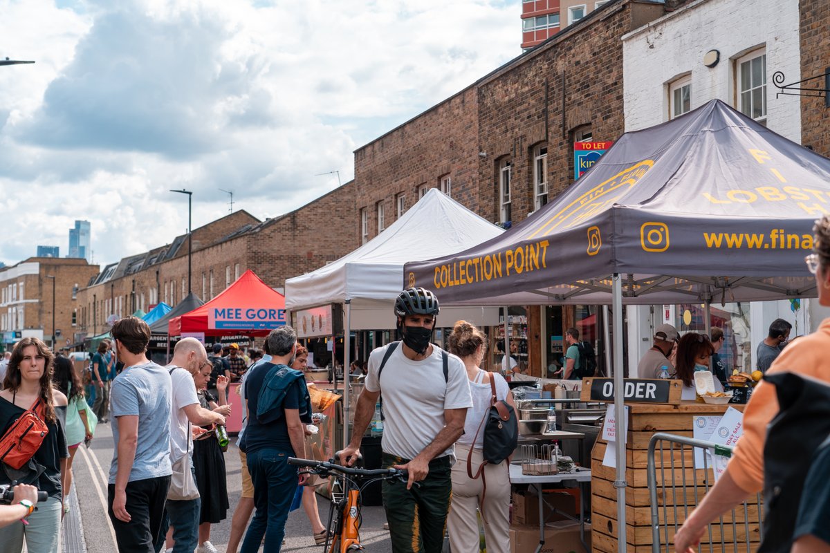 🥡 It’s the last day of our Sunday food market trial! If you’re looking for some lunch, there are plenty of options available to you. 📋 If not, you still have up to the 28th to give any and all feedback. consultation.hackney.gov.uk/parking-servic…