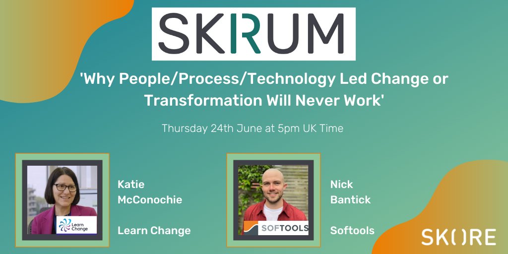 softools's tweet image. Successful software implementation depends on more than just technology. On July 24th Softools&apos; Nick Bantick joins Skore to dig deep into the 3 key elements of effective organisational transformation. Join the discussion for free: lnkd.in/d7cwfvx
#DigitalTransformation