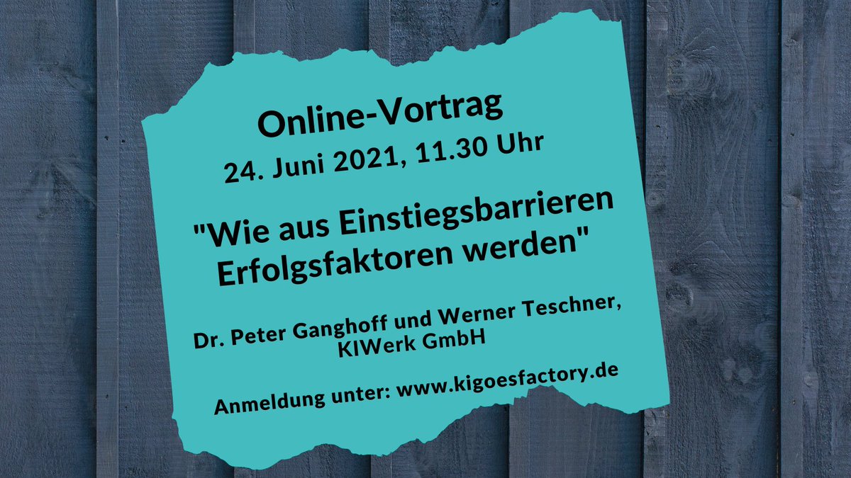 KI in der Produktion: Wie aus Einstiegsbarrieren Erfolgsfaktoren werden! Online-Vortrag vom <a href="/KiWerk/">--</a>
Anmeldung zur Fachtagung unter: veranstaltungen.ihkrt.de/kigoesfactory

#KI #AI #KuenstlicheIntelligenz #hackathon
