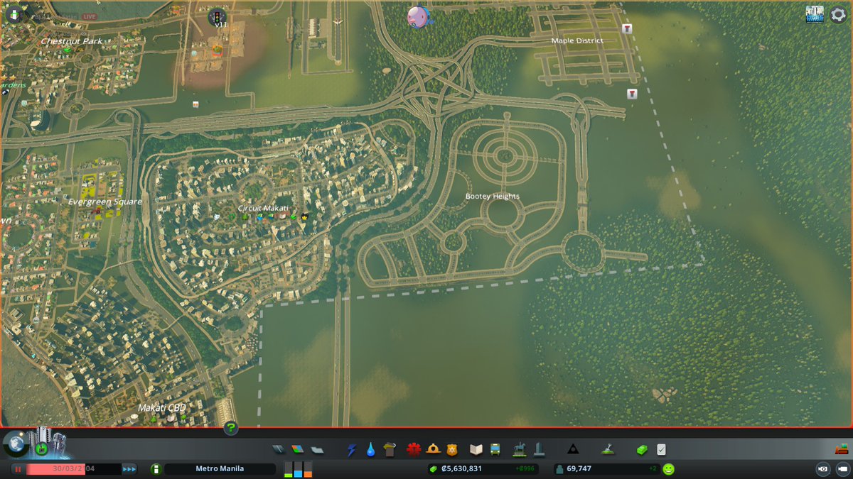 KaderinGaming's tweet photo. land dev is real 🤣 #citiesskylines

jb rizal district is now circuit makati.

currently finishing layout of the next city district beside it, and its own matching industrial sector 

currently 11hours in this session lol 10k pop growth yaaaas https://t.co/3oBjBjJ9tB