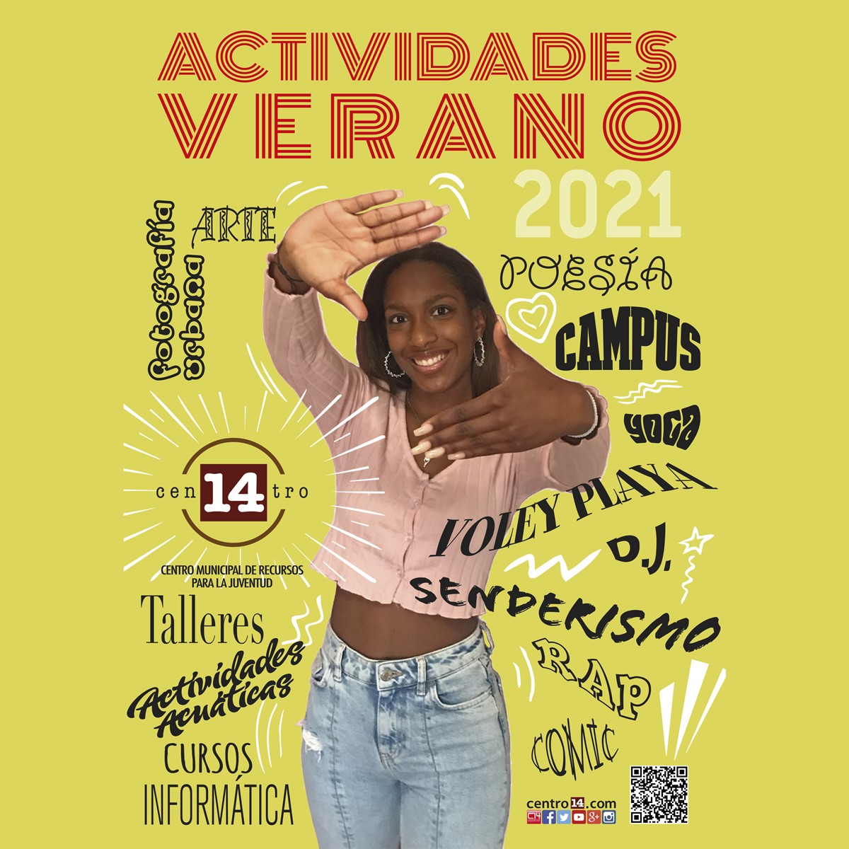 El 1 de julio abrimos inscripciones para las actividades de agosto, no te quedes sin el usuario y la contraseña. Más información en nuestra web, centro14.com