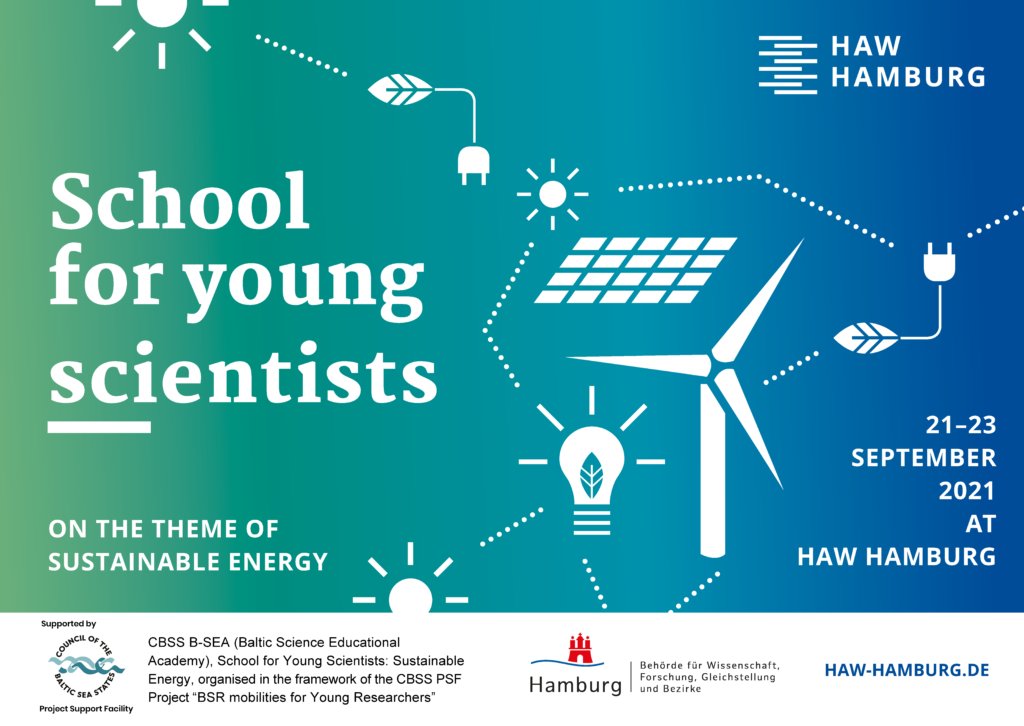 Hey, young scientists! There's still time to apply for the #SustainableEnergy teaching school @HAW_Hamburg. Start your academic year right! Find out more and apply for the 3 day school, co-funded by the CBSS Project Support Facility ➡️ cbss.org/2021/02/08/b-s…

#PSFSupports