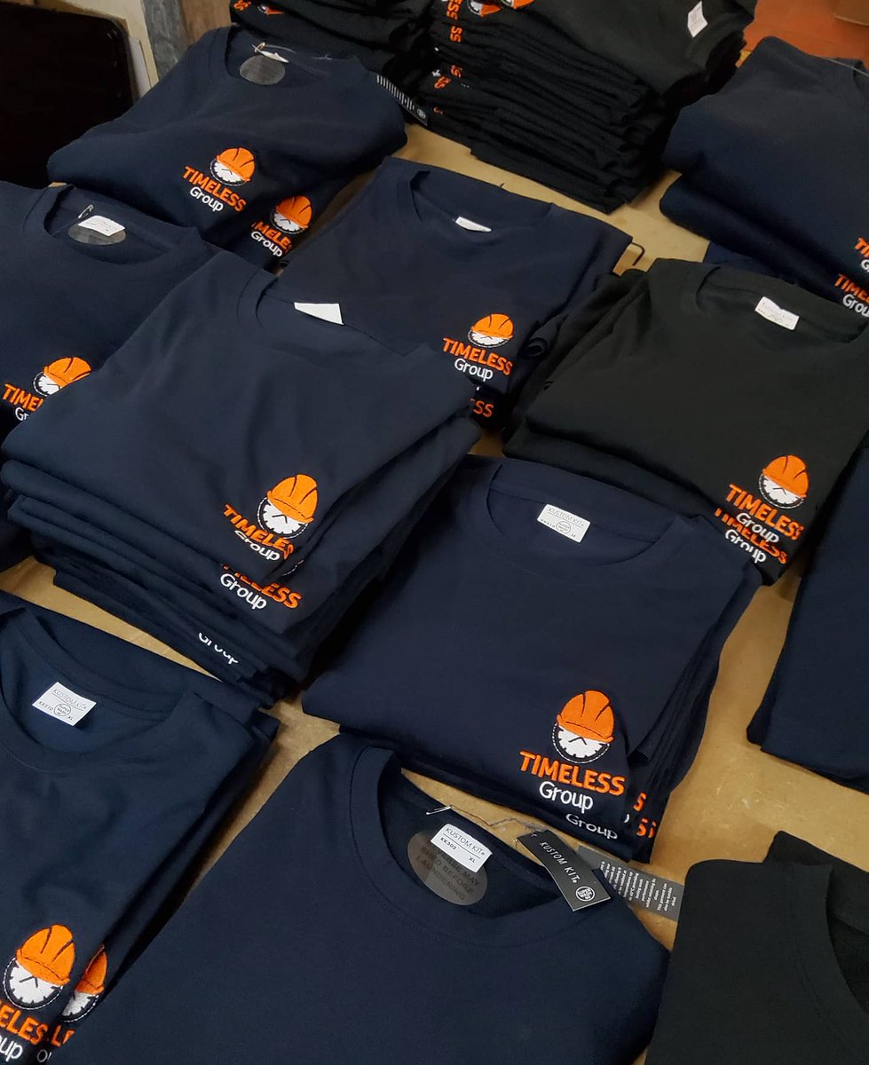 YourShirtsuk's tweet photo. @Kustom_kit workwear produced recently for Timeless Group. 

If you want to opt for a more premium, high quality workwear, Kustom Kit is a great option for you, these fashion fit tee's have a soft, quality feel and look super smart! 

#kustomkit #workwear #embroidery https://t.co/r9Bjj4dBpH