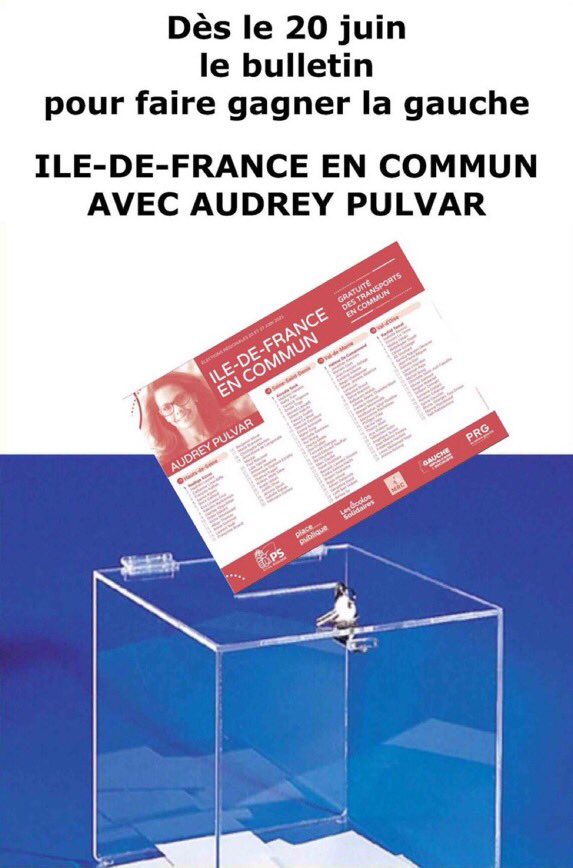 FlorentHubert11's tweet photo. ➡️MIEUX VIVRE en IDF, c'est possible
➡️La GRATUITE des transports en commun, c'est possible
➡️La TRANSITION écologique et solidaire, c'est possible
➡️Investir pour notre JEUNESSE, c'est possible
Dimanche 20 juin, le VOTE UTILE pour changer l'Ile-de-France, c'est @AudreyPulvar !🗳️ https://t.co/DnC7uXqFbg