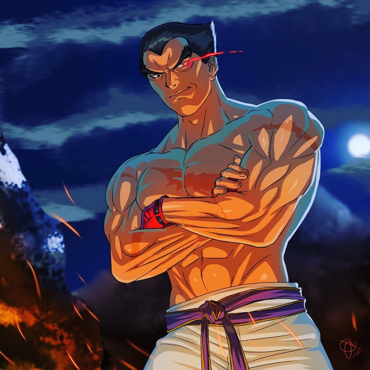 JAMS على X: Kazuya Mishima #fanart #KazuyaInSmash #Tekken