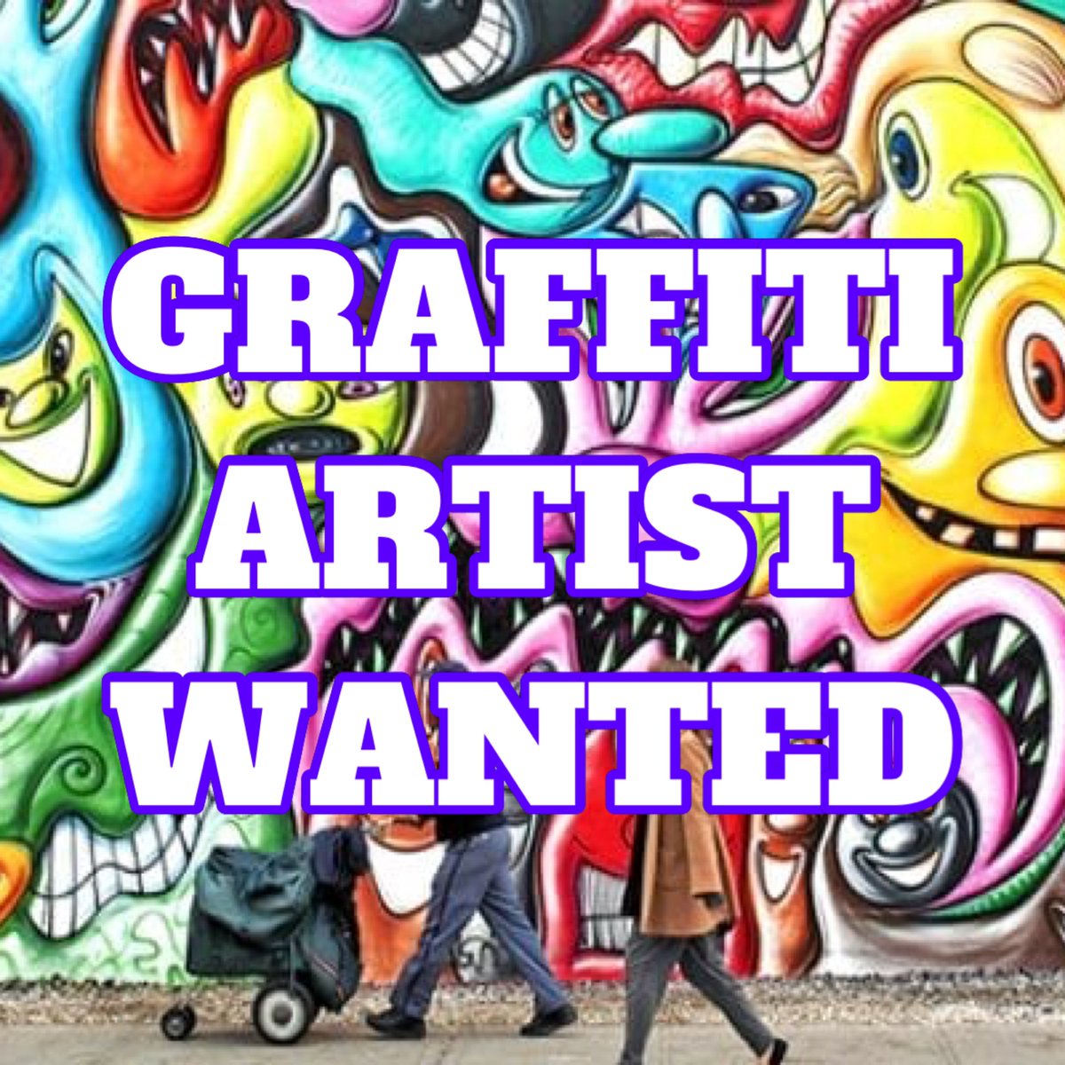 GRAFFITI ARTIST WANTED- we are looking for a Graffiti Artist to help with a school project. Please share this post or tag below to get in contact with the school.