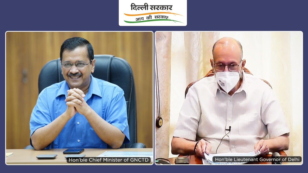 Cmo Delhi क र न क स भ व त त सर लहर क त य र य क ल कर आज म नन य म ख यम त र श र Arvindkejriwal ज न म उपर ज यप ल ज क स थ एक ब ठक क