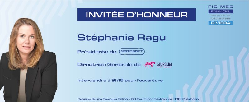 🤩 Notre Présidente Stéphanie Ragu fera partie des invités d'honneur pour le <a href="/FidMed_/">FID MED - Financial Innovation Day Méditerranée</a> Riviera qui se tiendra le 1er juillet à Sophia Antipolis !
🎟 Prenez votre place par ici ! 👉 lnkd.in/eyWNcR3
Découvrez le programme par là ! 👉 lnkd.in/d7NP4ET