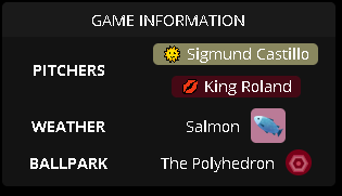 good game, was fun to watch the party but I mostly hung back. Thinkin the next one might be better, I can camp out in the car until tomorrow.

Also, I call this matchup The Siege.