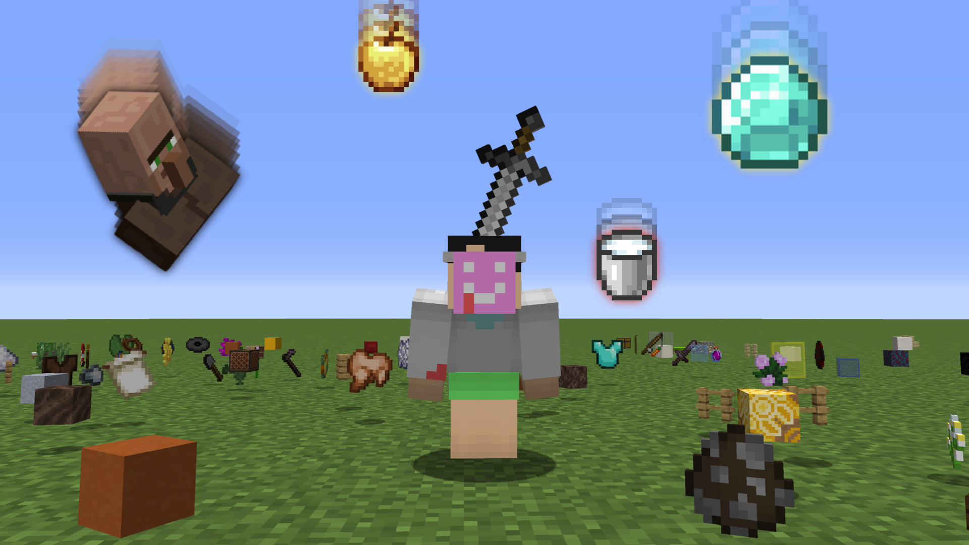 がふ マイクラ実況 空から全てのアイテムが降ってくるマインクラフト 空から落ちてくるアイテムだけでエンダードラゴンを倒すことはできるのか 僕の勇敢な挑戦を見届けていってください T Co Hgrtzmanpq マイクラ Minecraf Meme