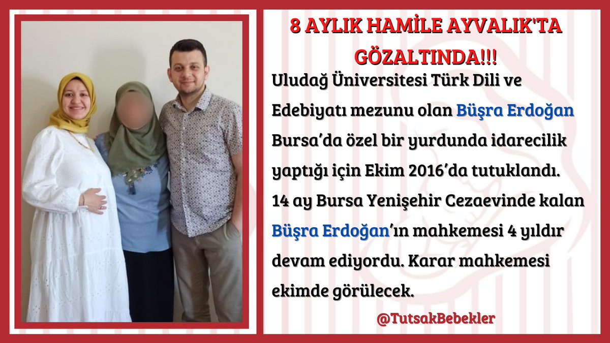Bu kadına yazık değil mi bu eziyet cektiriliyor

SekizAylık HamileGözaltında 

Bu zulme hepbirlikte DUR diyelim.
