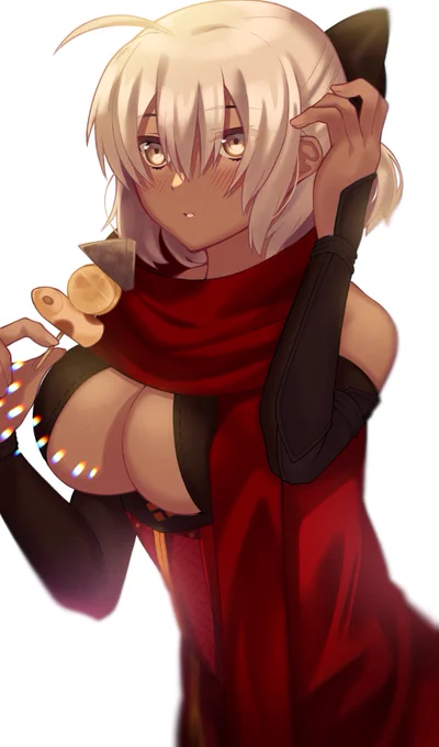 沖田オルタ

『あつあつだな。美味しみ…』

#FGO 