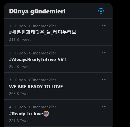 17TeamTurkey's tweet photo. SEVENTEEN ile dolup taşan dünya gündemi ✨💎

#세븐틴과캐럿은_늘_레디투러브
#AlwaysReadyToLove_SVT
@pledis_17
#SEVENTEEN #세븐틴
#Your_Choice
#Ready_to_love
#SVT_Ready_to_love
#210618_6PM_KST https://t.co/dczX2QdBC3