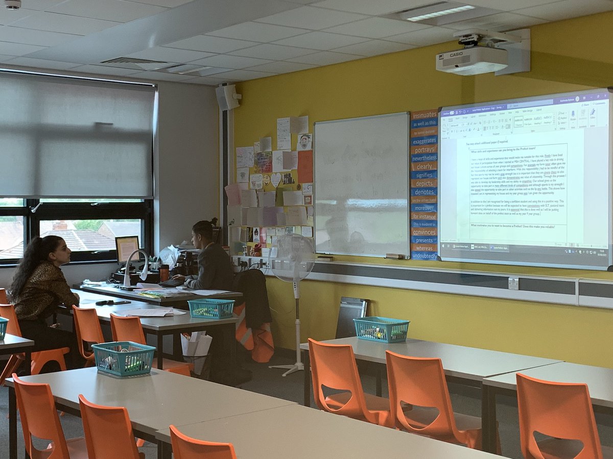 MrsAdsonMEAC's tweet photo. This is @MEACentral 😭🧡 @MissKRathore spending Friday afternoon with a Year 9 student, as he writes his junior prefect application! #StudentLeadership #BeKind https://t.co/MNsoopn17l