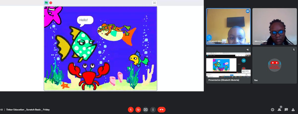 TinkerEducation's tweet photo. Baby shark version of Scratch! #TinkerEducation #steminkenya #STEM #STEMed #Nairobi #kenya https://t.co/Pnn3CtevBN