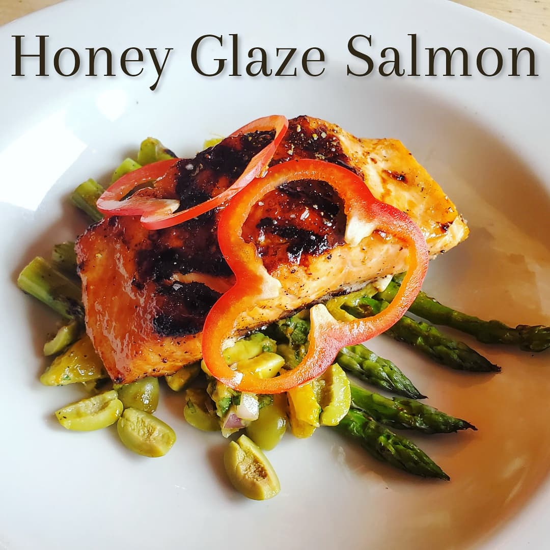 Oh my! The Honey Glaze Salmon is so flavorful and so fresh! And now available on our Summer Seasonal Menu!!

W/ citrus avocado salsa, castelvetrano olives, grilled asparagus &amp; fresco chilies

Call to make your reservations 859-245-1789!  

#lexingtonky #kyproud #sharethelex