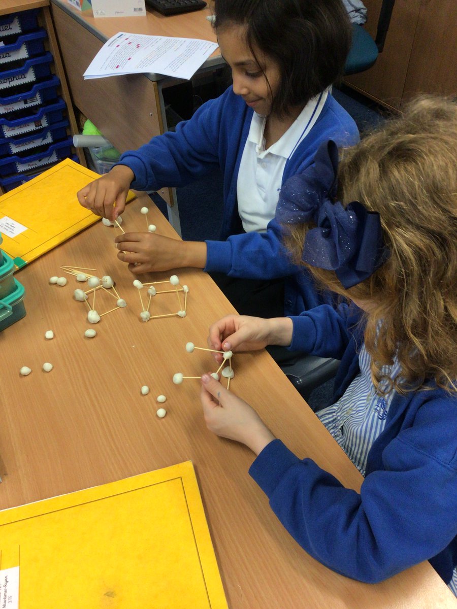 BSNJSV's tweet image. #JSVY3 exploring the properties of 3D shapes. How many edges, vertices and faces do they have?