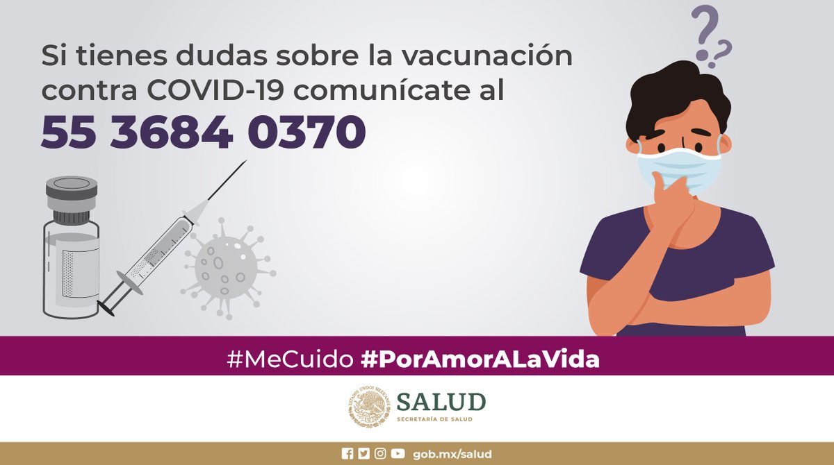 bienestarmx's tweet photo. ¿Sabes en qué condiciones se debe posponer la aplicación de la vacuna contra #COVID19? Por ejemplo, si el día de su cita, la persona presenta temperatura mayor a 38ºC. 
Visita https://t.co/ha9WLHYiMj y resuelve todas tus dudas. 
@SSalud_mx https://t.co/YuzRZKIINn