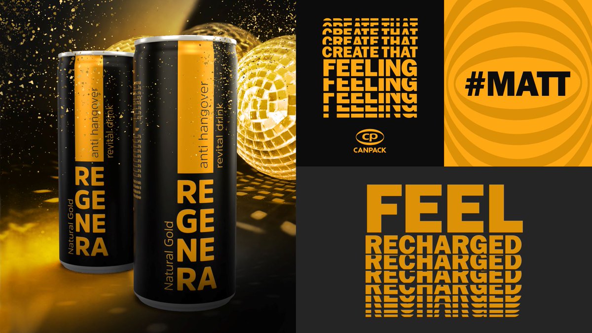 CanTechIntl's tweet image. Canpack has collaborated with SSHS Group Hungary to give its Regenera functional beverage cans a makeover. bit.ly/3gzhzFM #Canpack #Regenera #candesign #beveragecans #wellnessdrinks