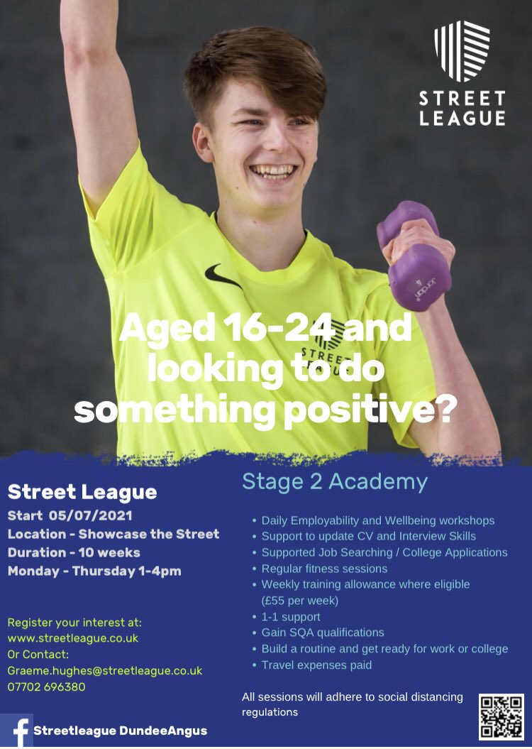 Just over 2 weeks until our EF Stage 2 Academy begins in Dundee! Are you 16-24yrs and looking to do something positive over the summer? Get in touch today! #YouthWorksScotland @JCPinNorthScot