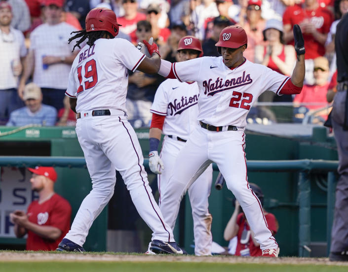 Soto and Bell better start warming up their victory handshake for tonight's game against the Mets