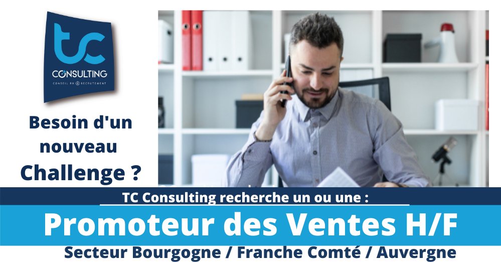 Un autre poste par ici 👇
tc-consulting-rh.fr/poste/promoteu…

Bonjour à Tous,

Nous avons un poste de Promoteur des Ventes H/F sur le Centre de la France. Je vous invite à postuler et/ou à partager 😉
#tcconsulting #recrutement #promoteur #commercial #ventes #bourgogne #franchecomte
