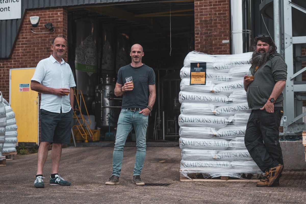 It was great to have @linesbrewing in from Wales for a special collab this week! The brew is all part of a project with two other remote collaborators from Scotland and Ireland. 

Can anyone guess what we brewed, who else we're brewing with and why?