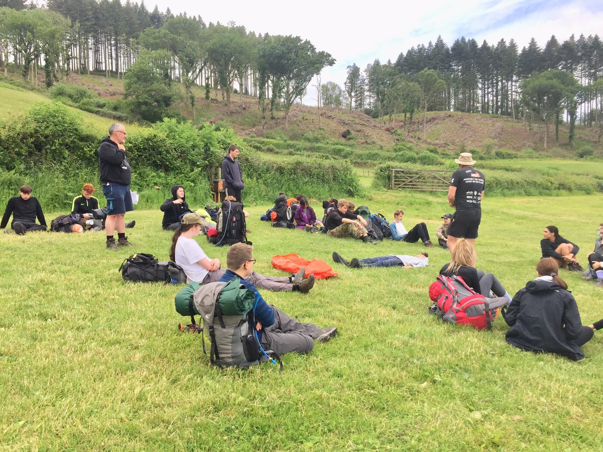 Silver Practice Expedition in the Black Mountains. @WyedeanSchool  #doeiscool #navigationskills #heavypacks #norain #daytwo