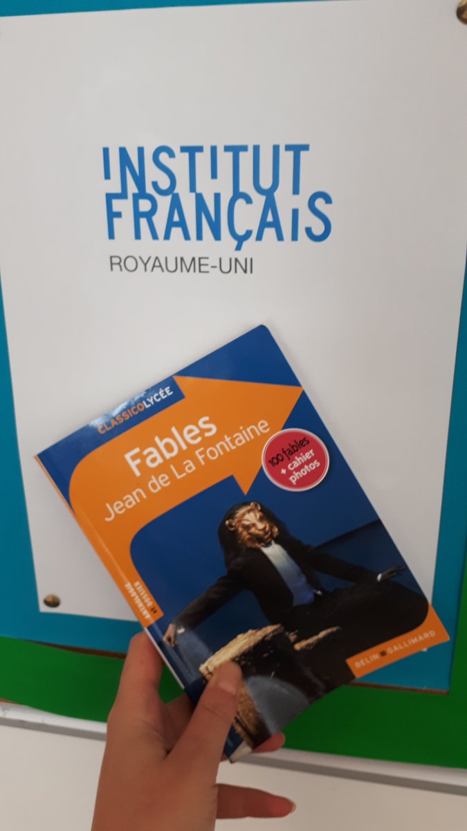 Congratulations to @EIFAschool students who are currently working on La Fontaine's Fables #LaFontaine400