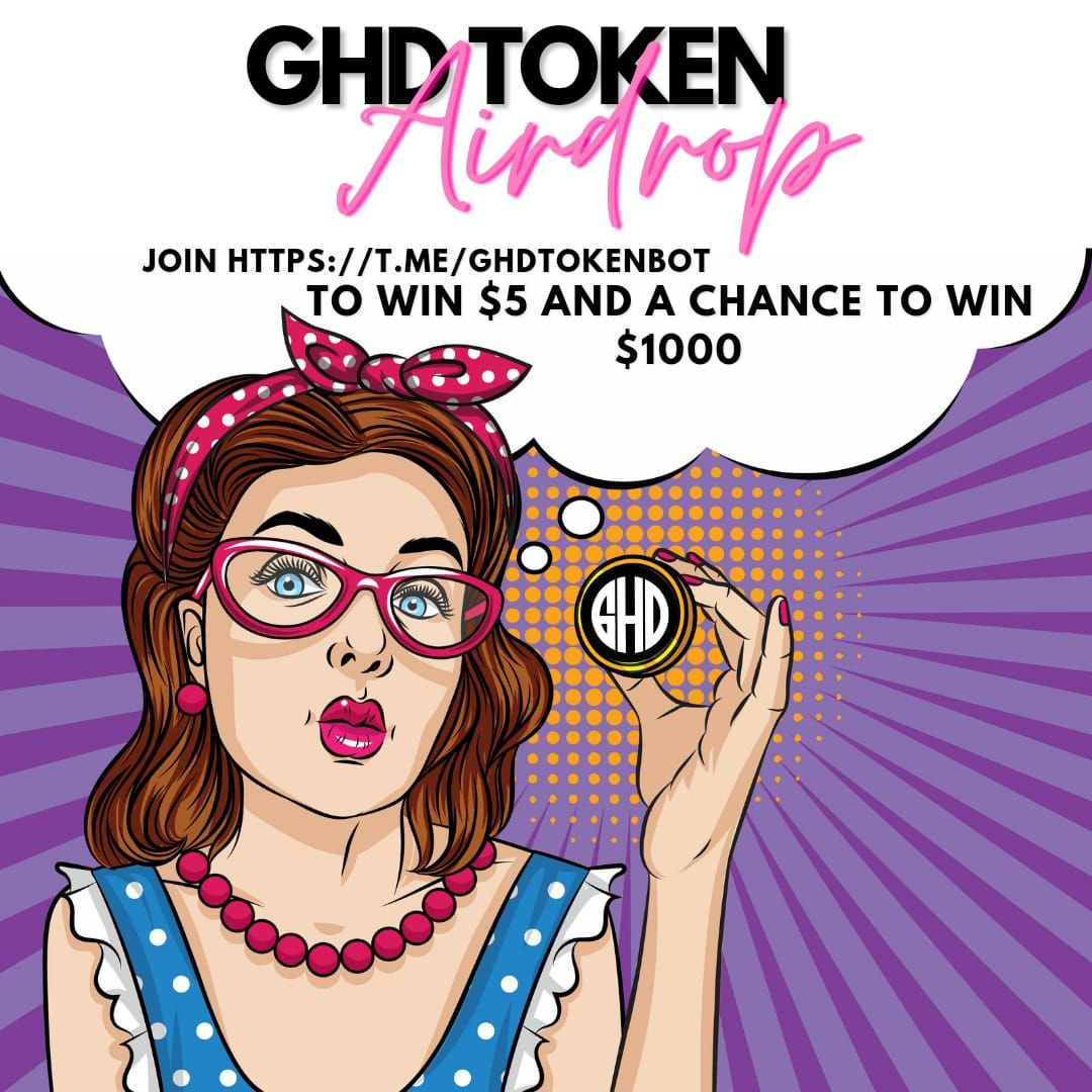 🚀 Airdrop: GHD Token
💰 Value: TBDA
👥 Referral: 830,000 $ GHD
💸 Tokens: 5,000,000 + 830,000 $ GHD
📅 End Date: Until 10,000 participants
🏦 Distribution Date: 28 June

Talk with the telegram Bot: t.me/GHD_tokenbot?s…

#Airdrop #Crypto #Airdrops #cryptocurrency
