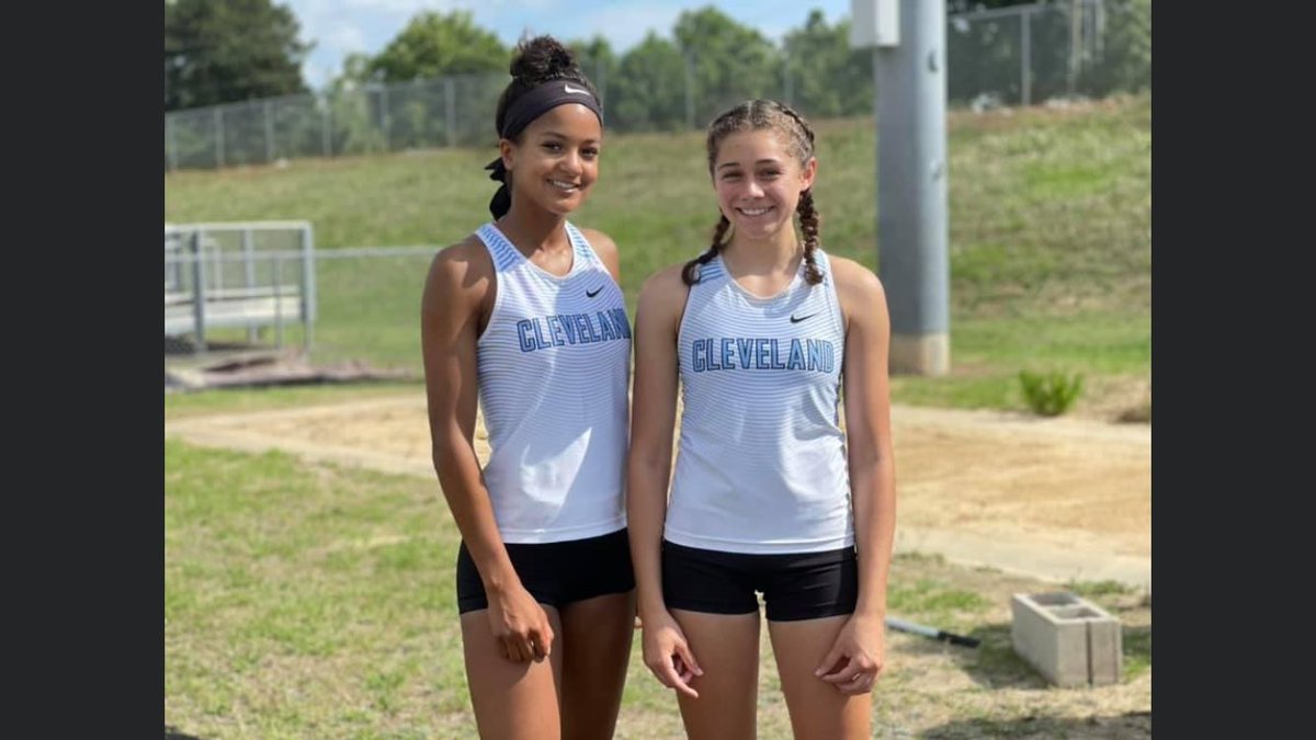 The Cleveland Softball family would like to wish Sarah Prosser, Sage Farmer, and all the CvHS track team good luck as they compete @ Regionals today!!!