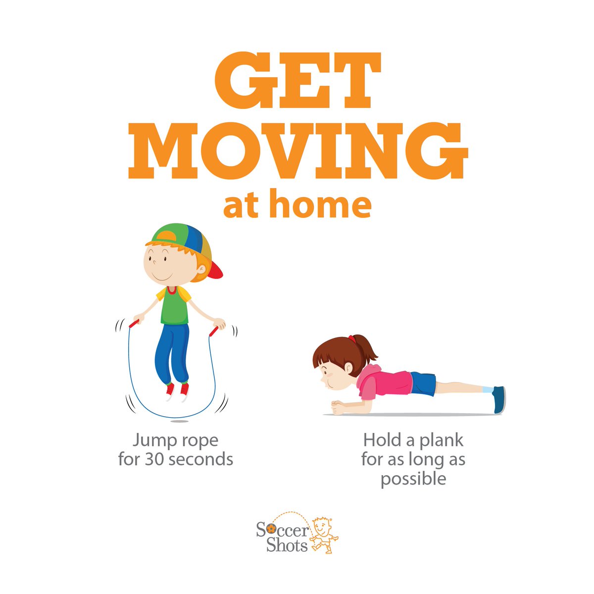 Keep your kids active at home with this fun workout!