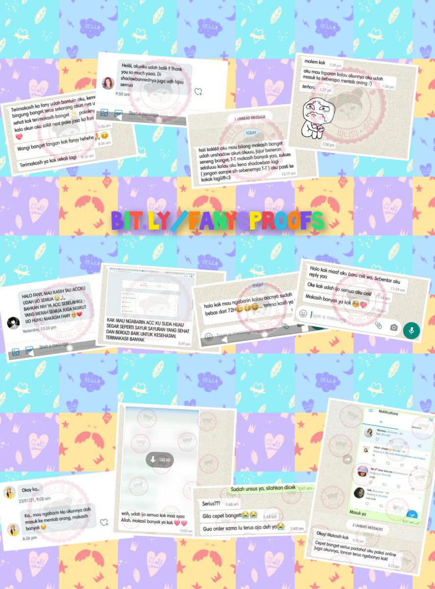 halooo siapanihhh yg lagi nyari twt service? ke kak <a href="/rarxest/">FANY PART.102 (SLOW RES, LG KERJAIN FORM)</a> aja yukk!!!🙆🏻‍♀️ testinya udah banyak nihh🤩🤩 bisa unsus, unlock, limit 72h, ga masuk mentab nonmoots, dll. bisa langsung dm atau wa kesini yapp!!😻 tiny.cc/fanyservice #zonaba #zonauang #zonabu #zonalelang